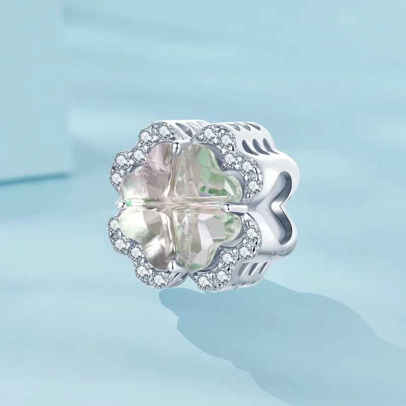 (Bild für) PANDORA Style Vierblättriges Kleeblatt Anhänger - SCC2803 - Ansicht 2