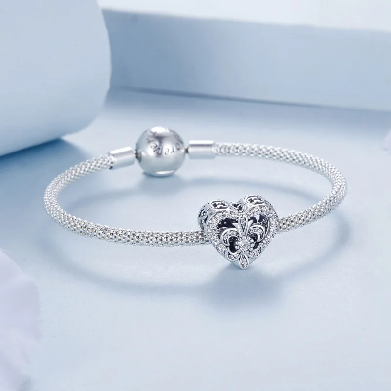 (Bild für) PANDORA Style Vintage Iris Anhänger - BSC1022 - Ansicht 5