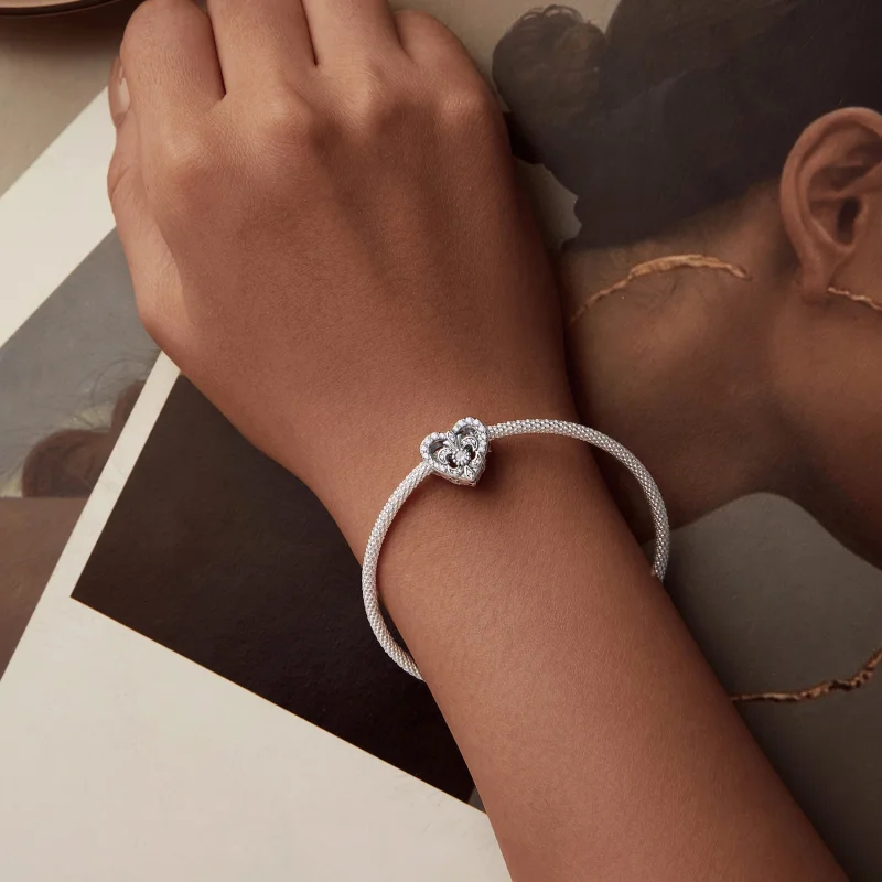 (Bild für) PANDORA Style Vintage Iris Anhänger - BSC1022 - Ansicht 6