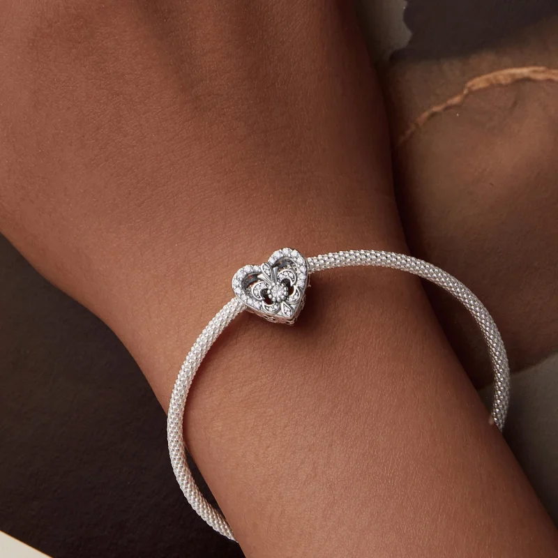 (Bild für) PANDORA Style Vintage Iris Anhänger - BSC1022 - Ansicht 7