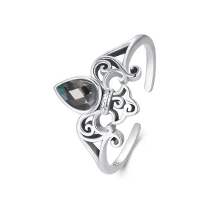 (Bild für) PANDORA Style Vintage Iris Offener Ring - SCR1016-E