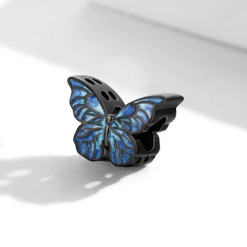 (Bild für) PANDORA Stil Dunkler Schmetterling Charm - BSC550 - Ansicht 2