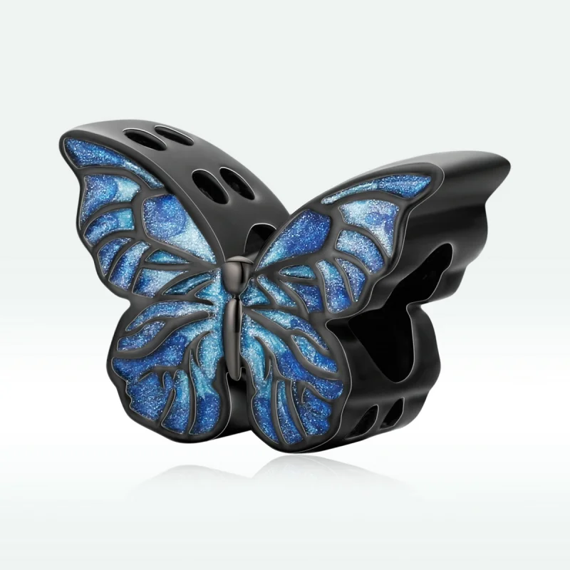 (Bild für) PANDORA Stil Dunkler Schmetterling Charm - BSC550 - Ansicht 3