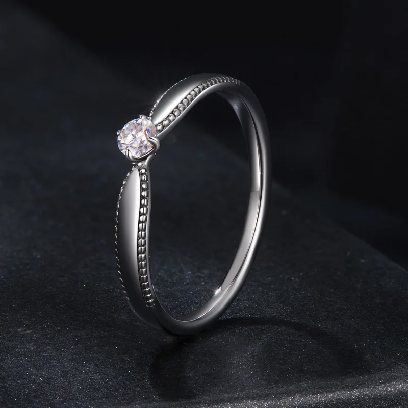 (Bild für) PANDORA Stil Exquisites funkelnder Ring (ein Zertifikat) - MSR062 - Ansicht 2