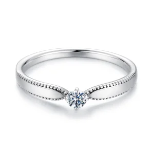 (Bild für) PANDORA Stil Exquisites funkelnder Ring (ein Zertifikat) - MSR062