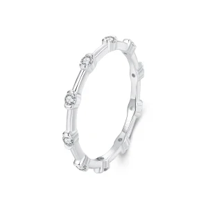 (Bild für) PANDORA Stil Exquisites kleiner Einzelfingerring - BSR576
