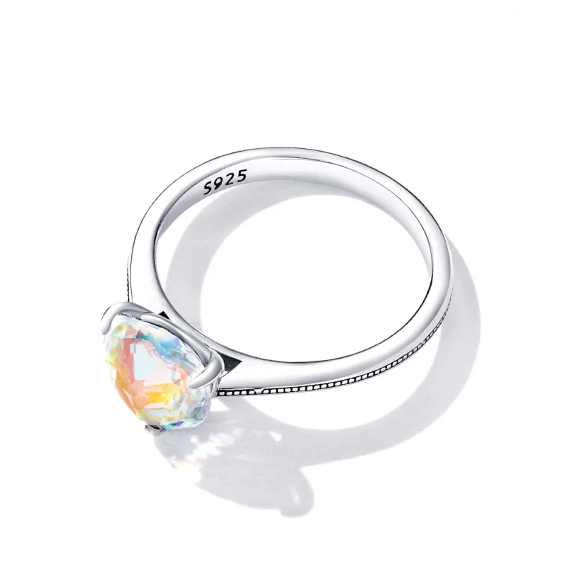 (Bild für) PANDORA Stil Farbenfroher Herzring - BSR252 - Ansicht 4
