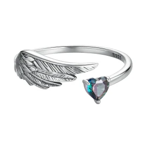 (Bild für) PANDORA Stil Flügel Offen Ring - SCR1070-E