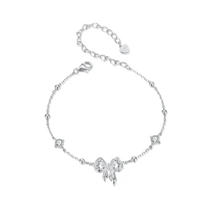 (Bild für) PANDORA Stil Funkelnde Schleife Armband - BSB188