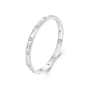 (Bild für) PANDORA Stil Funkelnder Diamant kleiner Einzelfingering - BSR578