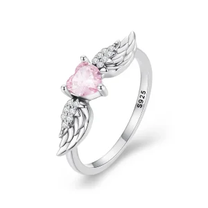 (Bild für) PANDORA Stil Herz-Flügel Ring - SCR874