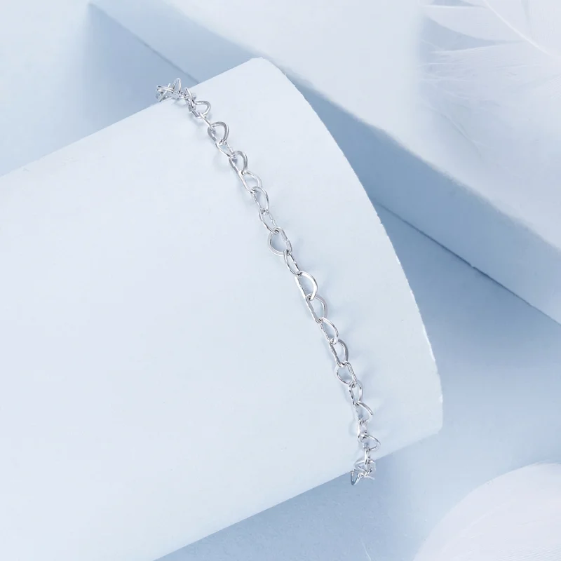 (Bild für) PANDORA Stil Herz Fußkette - BST007 - Ansicht 2