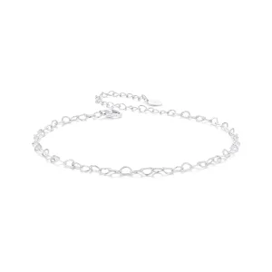 (Bild für) PANDORA Stil Herz Fußkette - BST007
