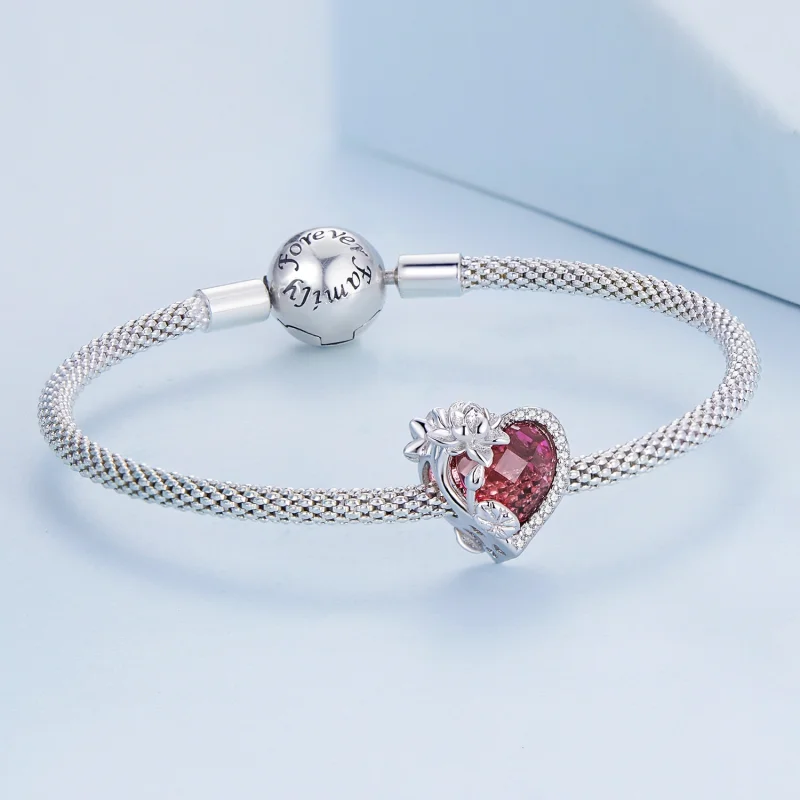 (Bild für) PANDORA Stil Juli Geburtsstein Herz-Anhänger - BSC660-7 - Ansicht 4