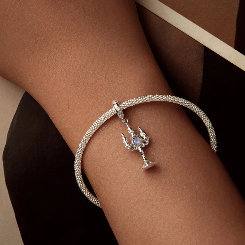 (Bild für) PANDORA Stil Kerzenständer-Anhänger - SCC2890 - Ansicht 5