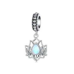 (Bild für) PANDORA Stil Lotus-Anhänger - SCC2847
