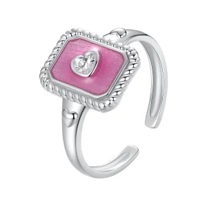 (Bild für) PANDORA Stil Love Vintage Offener Ring - SCR1067-E
