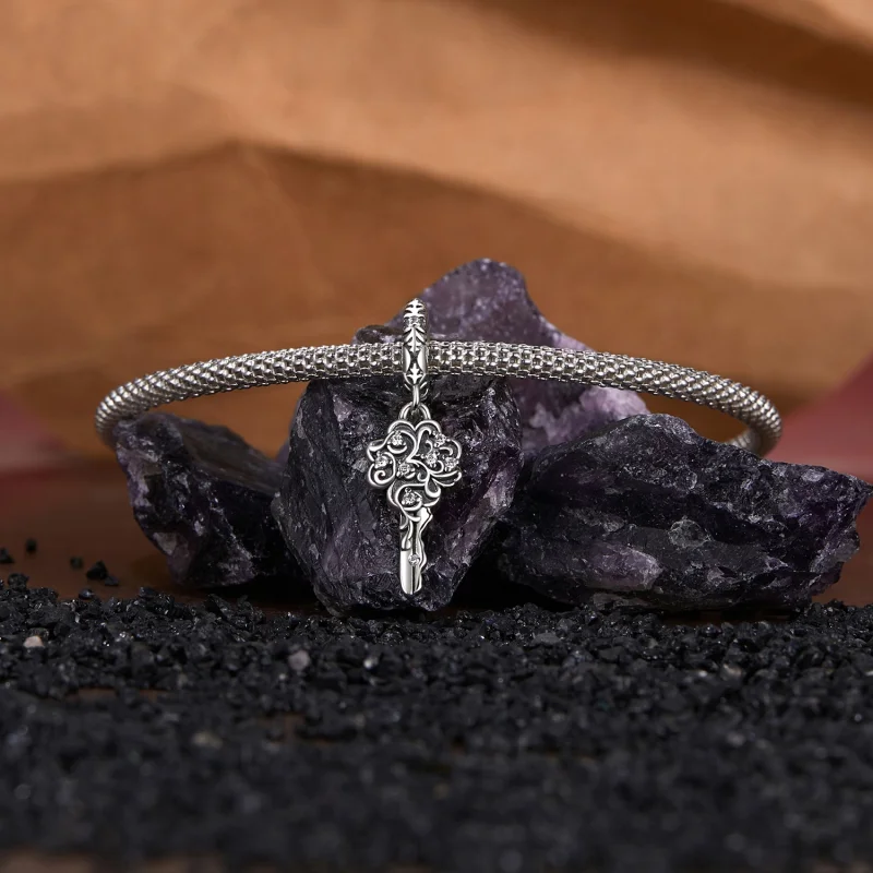 (Bild für) PANDORA Stil Lucky Key Anhänger - SCC2850 - Ansicht 3