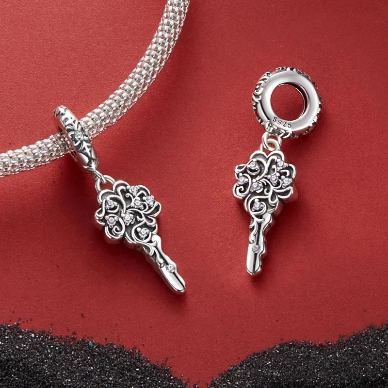 (Bild für) PANDORA Stil Lucky Key Anhänger - SCC2850 - Ansicht 4