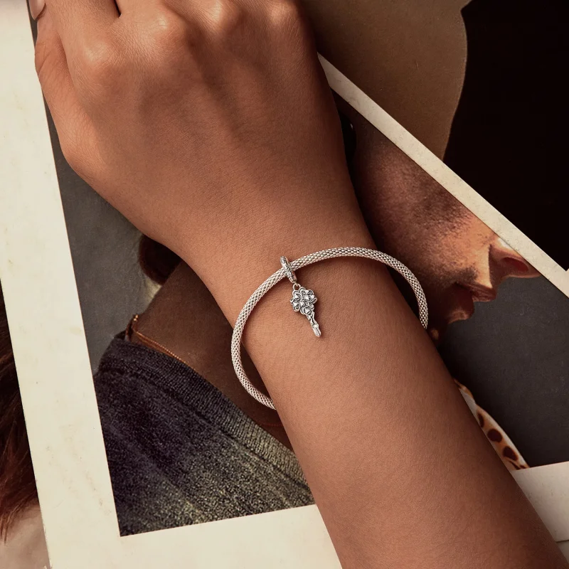 (Bild für) PANDORA Stil Lucky Key Anhänger - SCC2850 - Ansicht 5