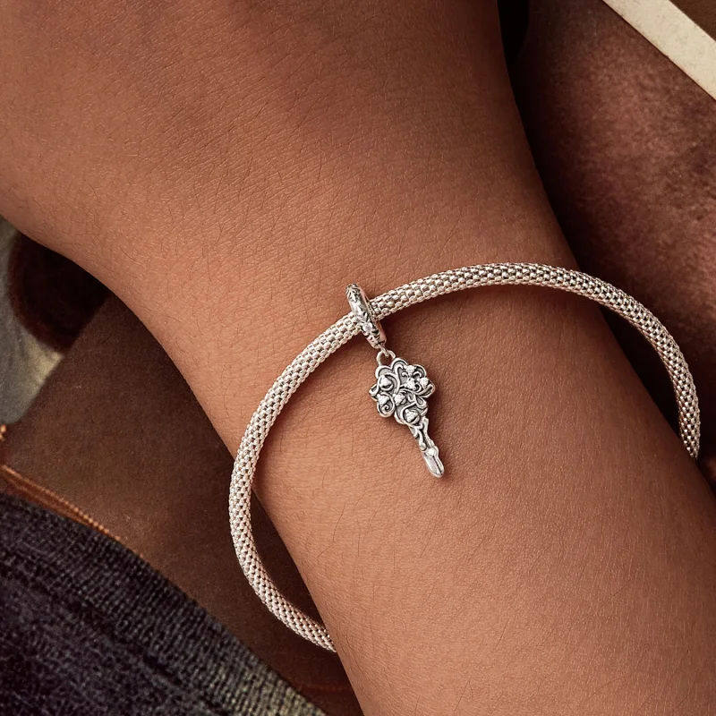 (Bild für) PANDORA Stil Lucky Key Anhänger - SCC2850 - Ansicht 6
