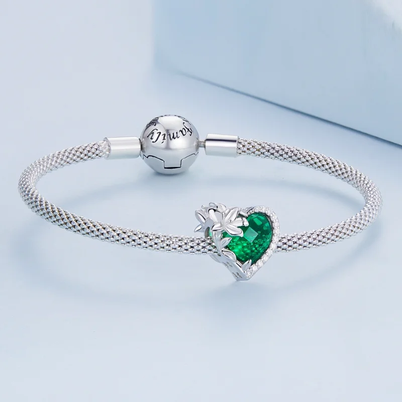 (Bild für) PANDORA Stil Mai Edelstein Herz-Anhänger - BSC660-5 - Ansicht 4