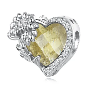 (Bild für) PANDORA Stil November-Geburtsstein-Herzanhänger - BSC660-11