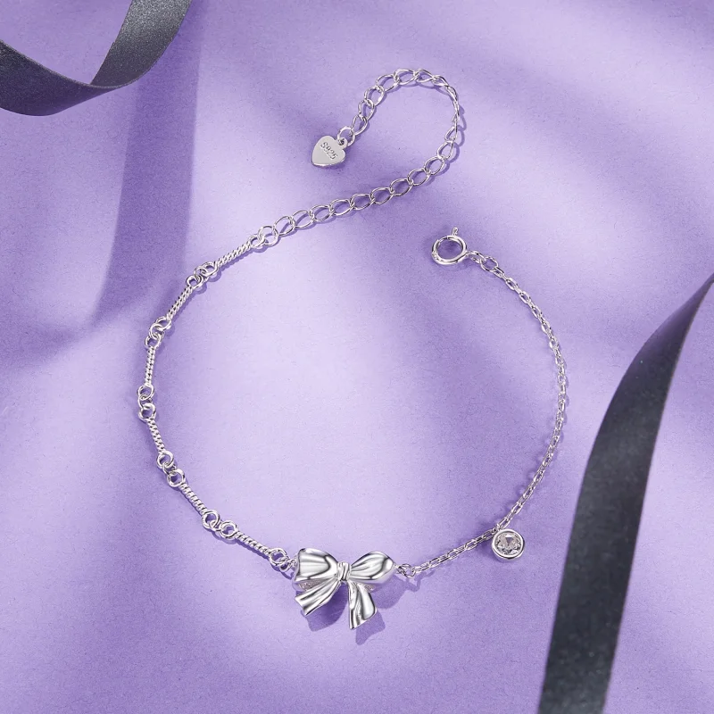 (Bild für) PANDORA Stil Schleifenarmband - BSB187 - Ansicht 2