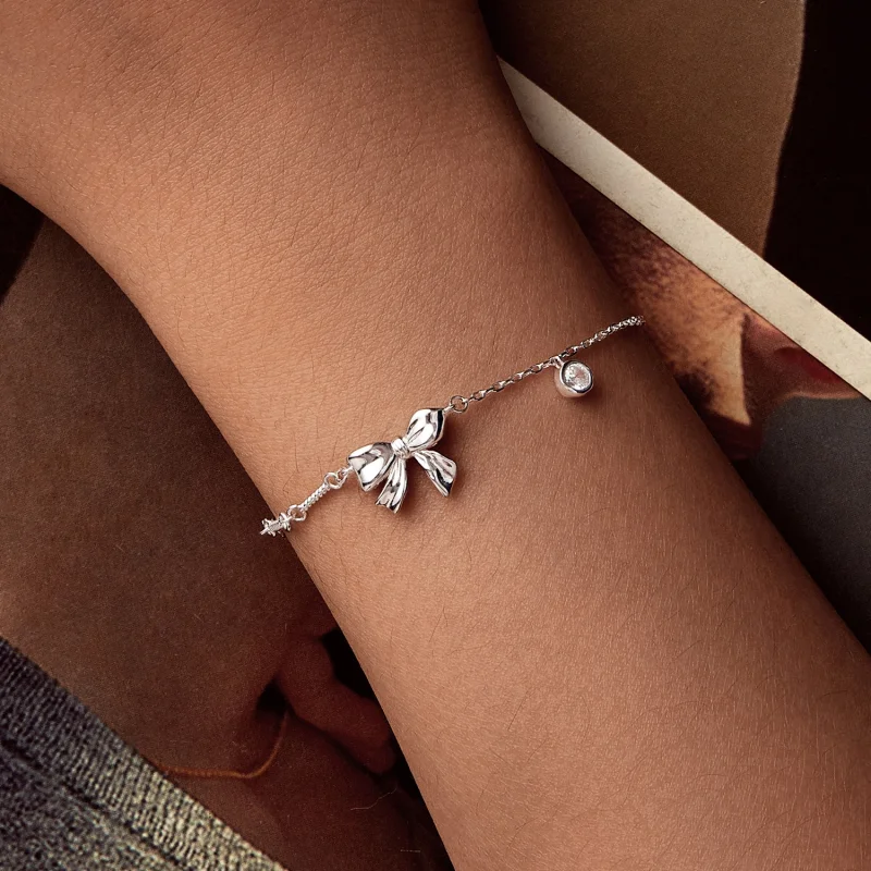(Bild für) PANDORA Stil Schleifenarmband - BSB187 - Ansicht 5