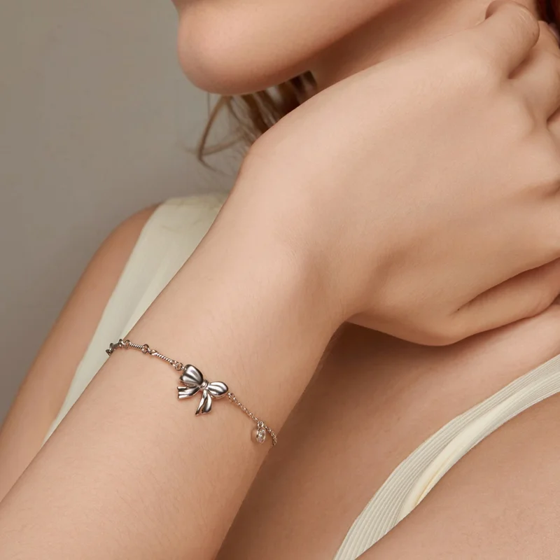 (Bild für) PANDORA Stil Schleifenarmband - BSB187 - Ansicht 8
