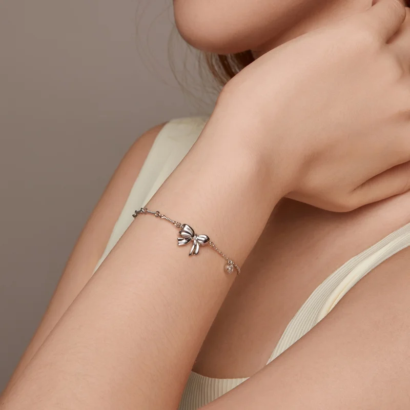 (Bild für) PANDORA Stil Schleifenarmband - BSB187 - Ansicht 9