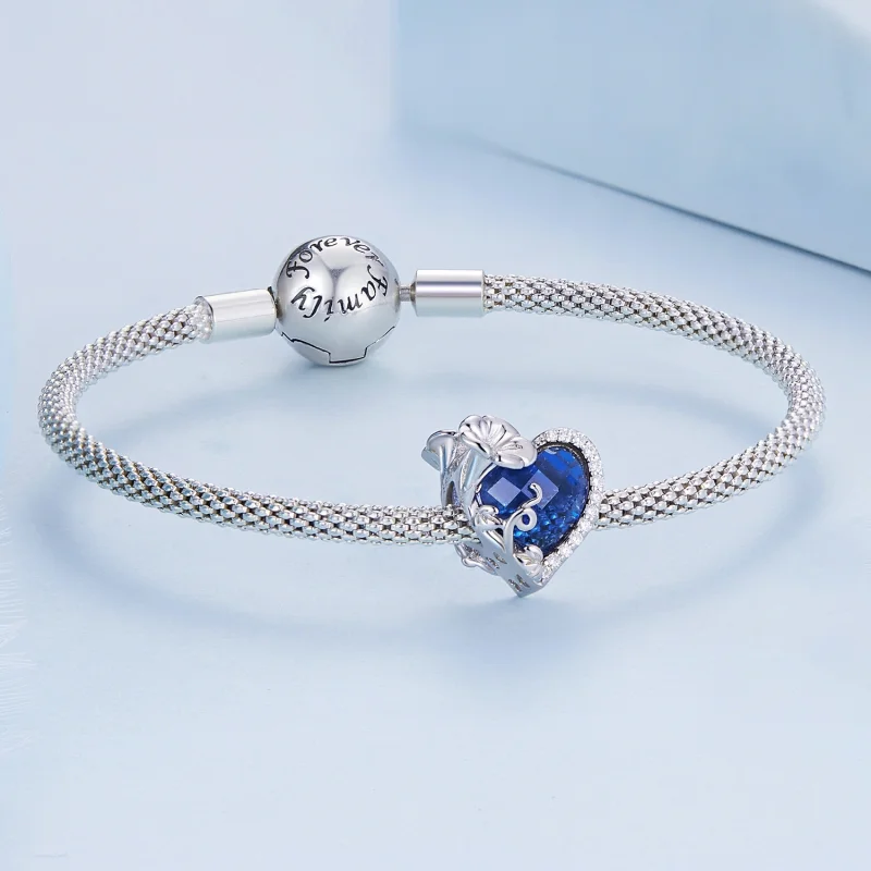(Bild für) PANDORA Stil September Geburtsstein Herz-Anhänger - BSC660-9 - Ansicht 4