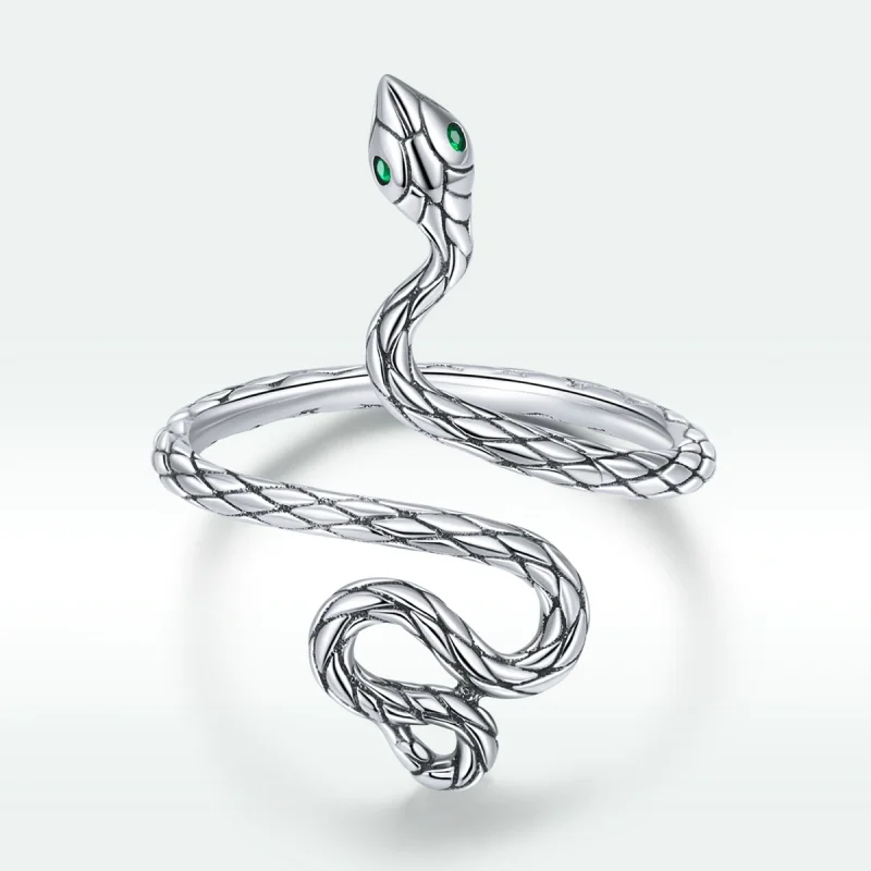 (Bild für) PANDORA Stil Silber Schlangen Offener Ring - BSR199 - Ansicht 3