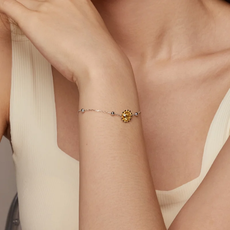 (Bild für) PANDORA Stil Sonnenblumen-Armband - SCB282 - Ansicht 9