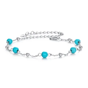 (Bild für) PANDORA Stil Türkis Armband - BSB197