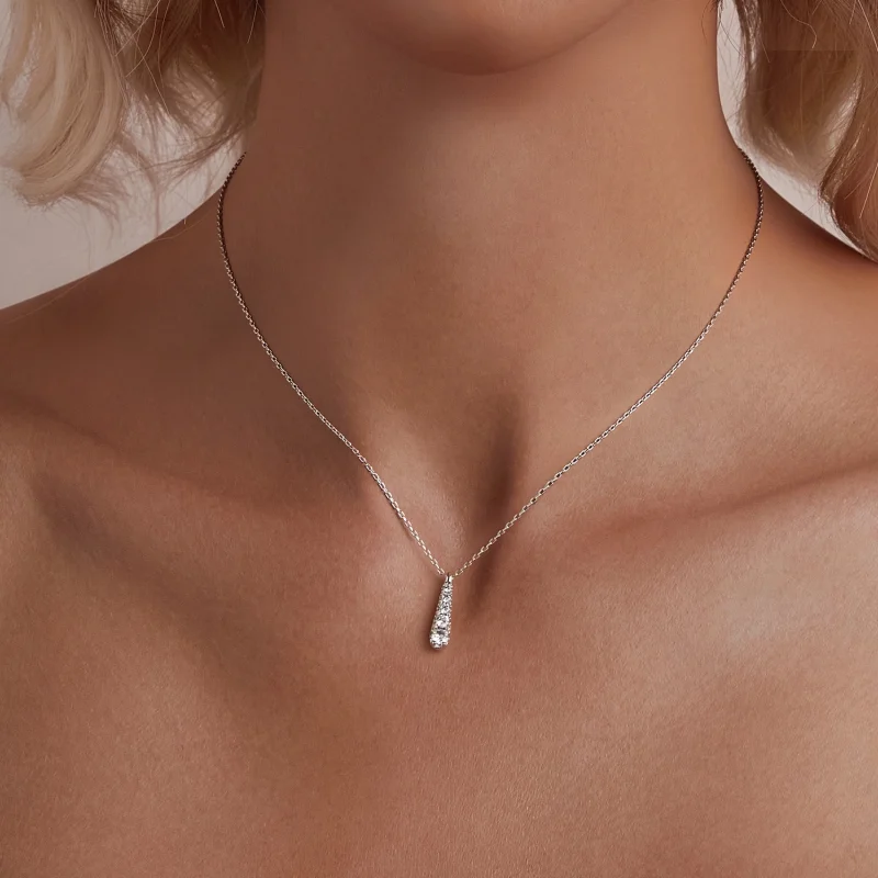 (Bild für) PANDORA Stil Tropfen-Anhänger - BSN399 - Ansicht 4