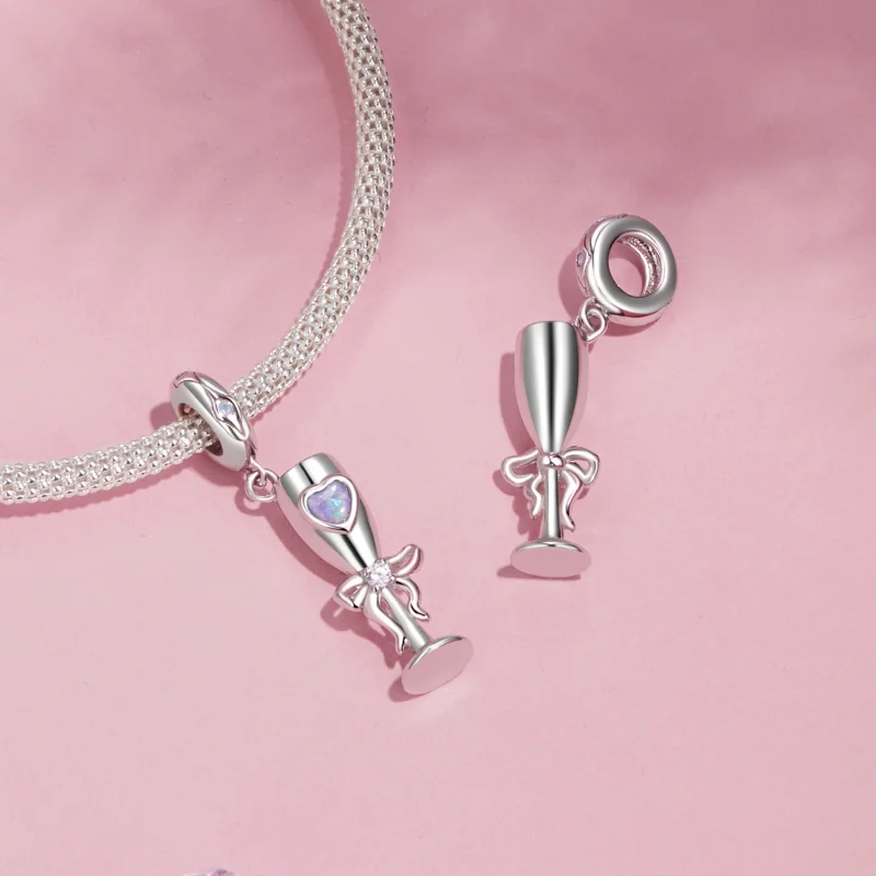 (Bild für) PANDORA Stil Vintage Kelch-Anhänger - SCC2889 - Ansicht 4