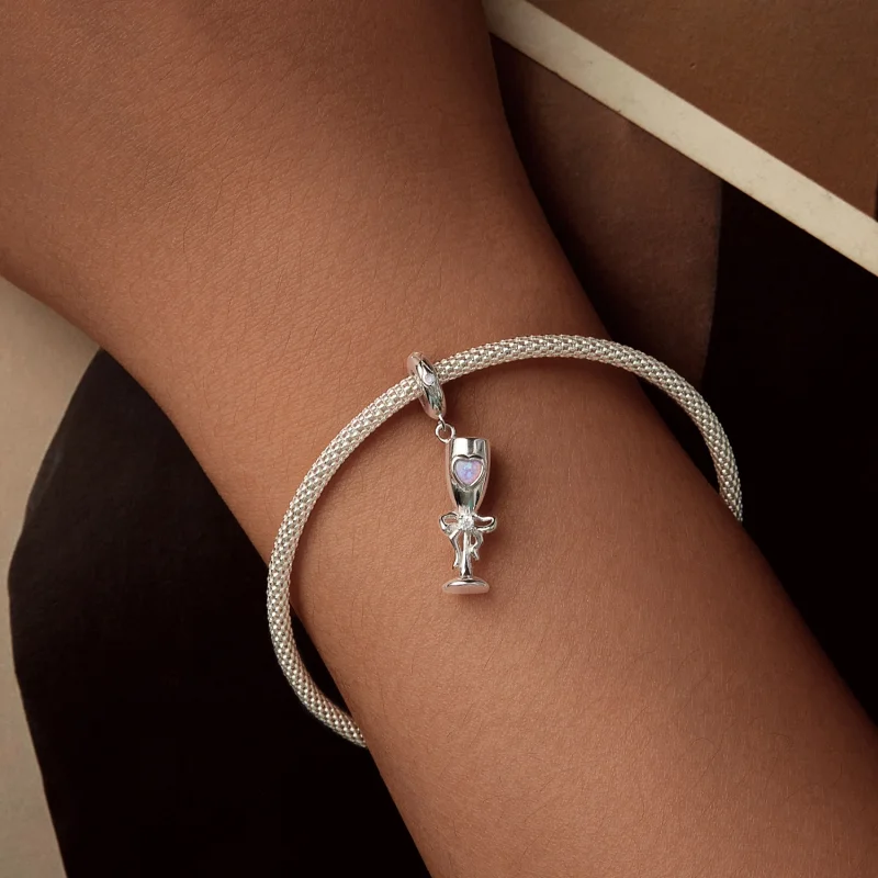 (Bild für) PANDORA Stil Vintage Kelch-Anhänger - SCC2889 - Ansicht 5