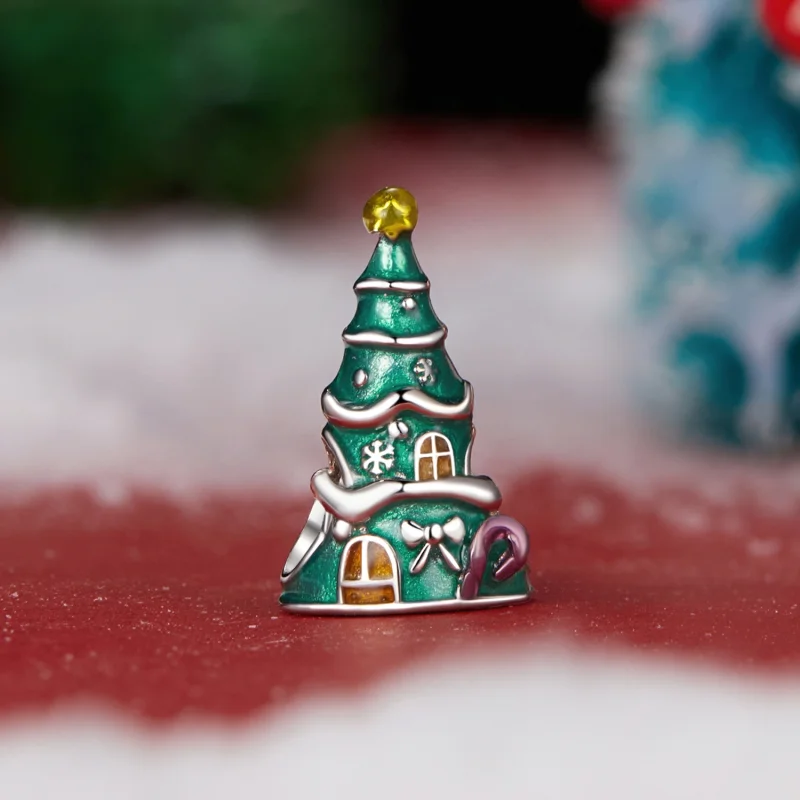 (Bild für) PANDORA Stil Weihnachtsbaumhaus Perlen - SCC2916 - Ansicht 2