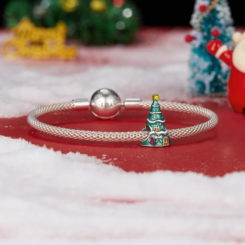 (Bild für) PANDORA Stil Weihnachtsbaumhaus Perlen - SCC2916 - Ansicht 5