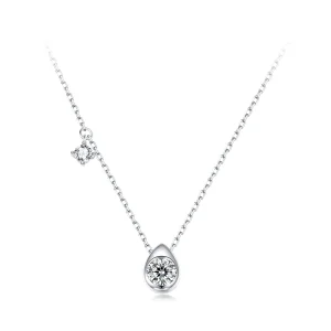 (Bild für) PANDORA Style 0,5 ct Moissanit Tropfen-Anhänger (mit einem Zertifikat) - MSN037
