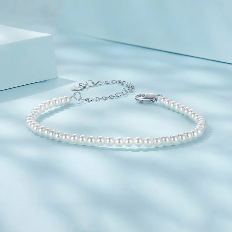 (Bild für) PANDORA Style Australische Weiße Perlenarmband - SCB280 - Ansicht 3
