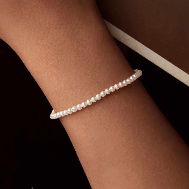 (Bild für) PANDORA Style Australische Weiße Perlenarmband - SCB280 - Ansicht 8