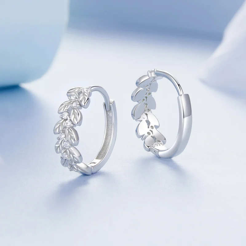 (Bild für) PANDORA Style Blatt Ohrringe - BSE1086 - Ansicht 3