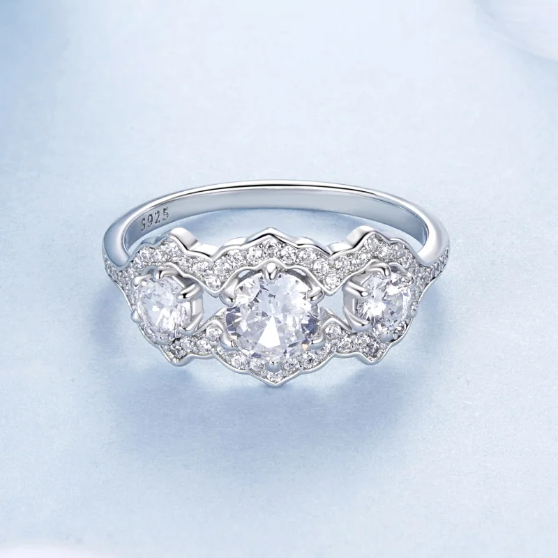 (Bild für) PANDORA Style Brilliant Star Ring - BSR584 - Ansicht 4