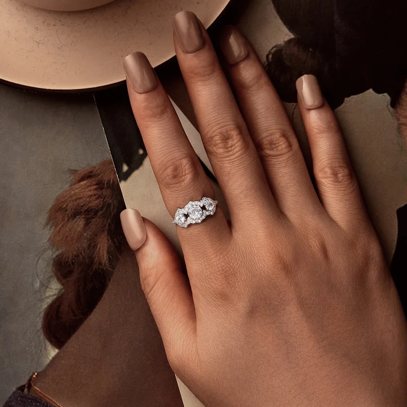 (Bild für) PANDORA Style Brilliant Star Ring - BSR584 - Ansicht 5