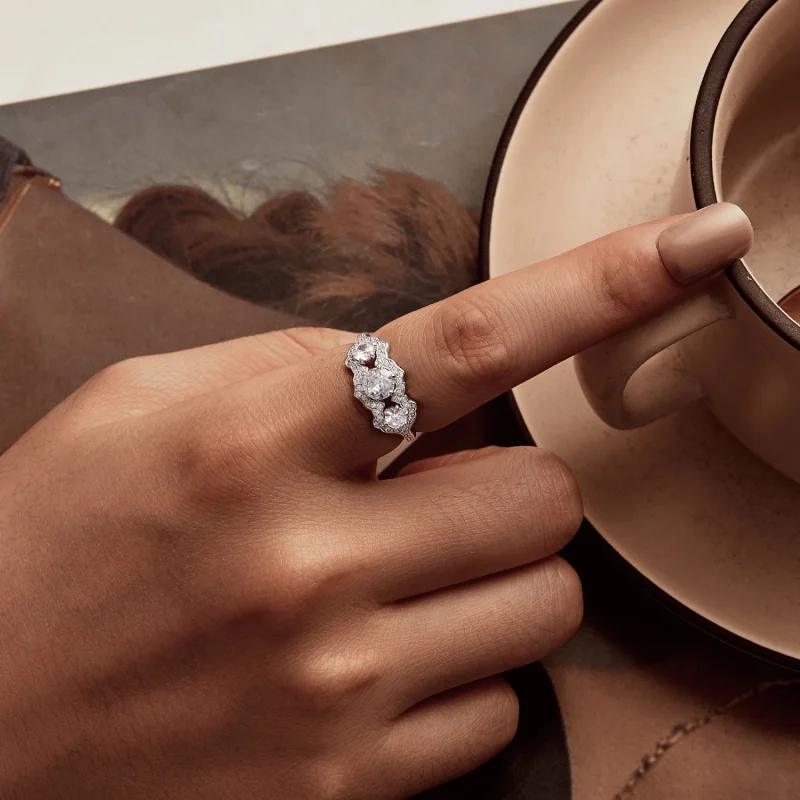 (Bild für) PANDORA Style Brilliant Star Ring - BSR584 - Ansicht 6