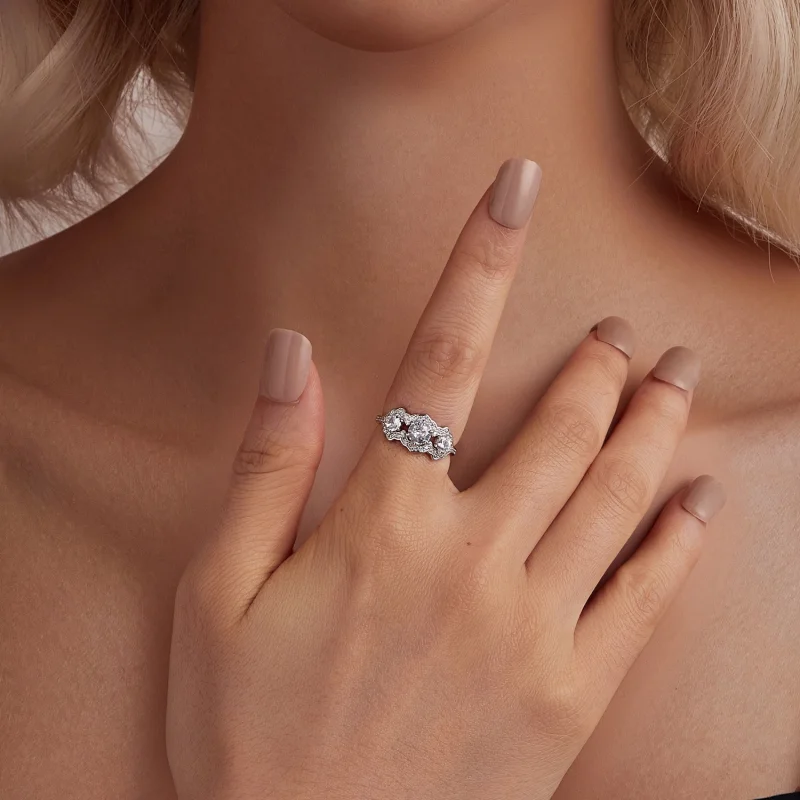 (Bild für) PANDORA Style Brilliant Star Ring - BSR584 - Ansicht 7