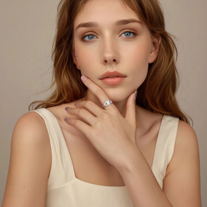 (Bild für) PANDORA Style Brilliant Star Ring - BSR584 - Ansicht 9