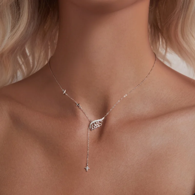 (Bild für) PANDORA Style Flügel Halskette - BSN395 - Ansicht 5